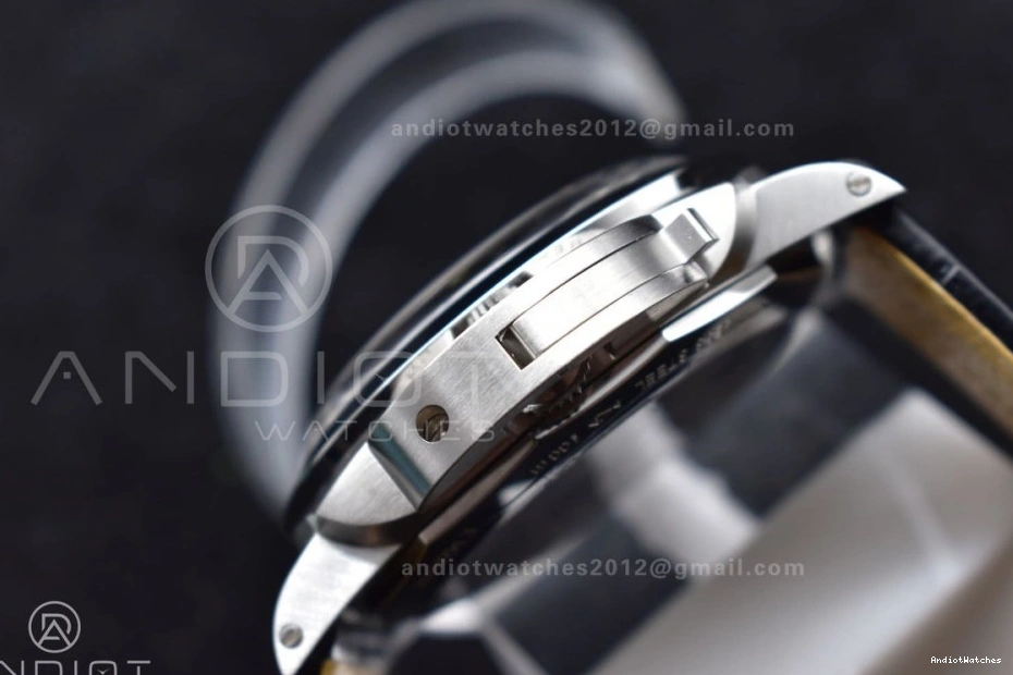 Strap H Best Edition Leather A6497 PAM217 993 XF Black Trendy 1:1 Dial on Y-Incabloc with Superlumed 0216